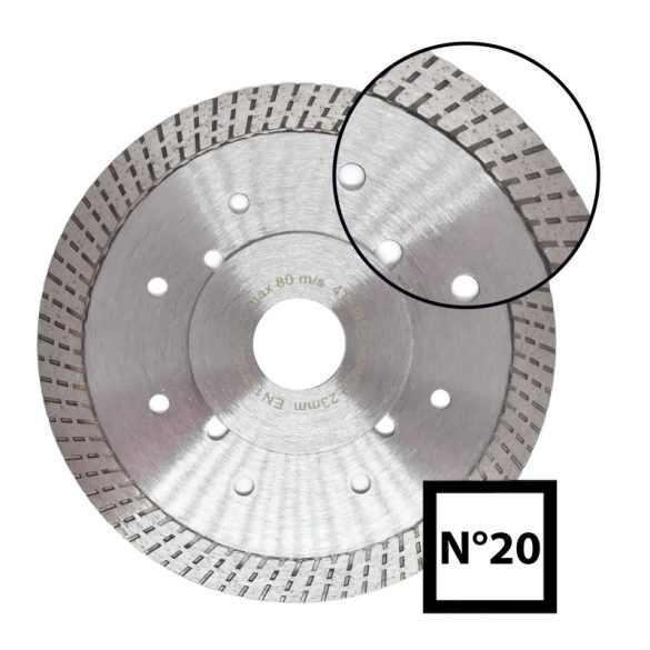 115 x 22.23	ABRABORO® gyémánttárcsa No.20