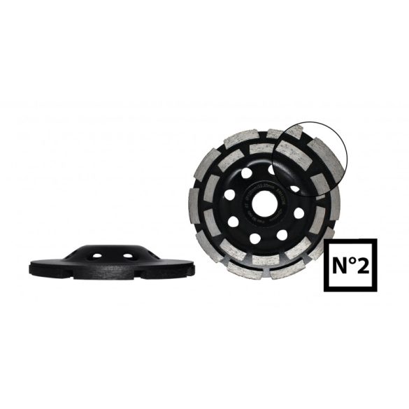 115 x 22.23 ABRABORO® Gyémántszemcsés betoncsiszoló No.2