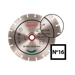 230 x 22.23	ABRABORO® Univerzális gyémánttárcsa No.16