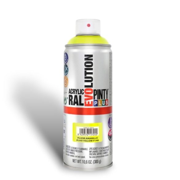 PINTY EVO akril fluor sárga F146 / 400 ml
