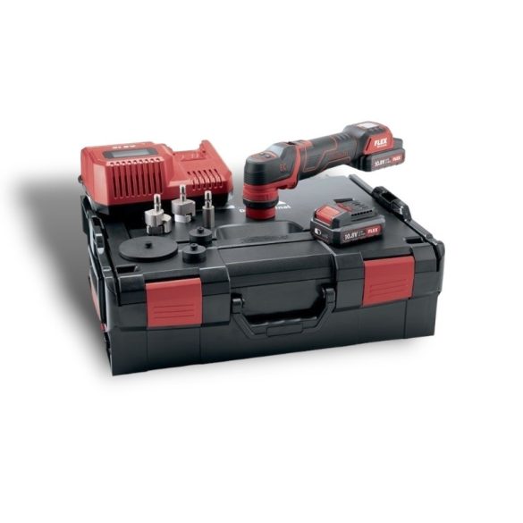 FLEX intelligens akkus polírozó szett / PXE 80 10.8-EC/2.5 Set