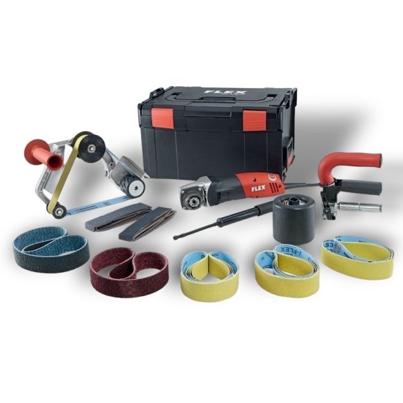 FLEX palástcsiszoló és csőcsiszoló gép szett / BSE 14-3 INOX Set 230/CEE