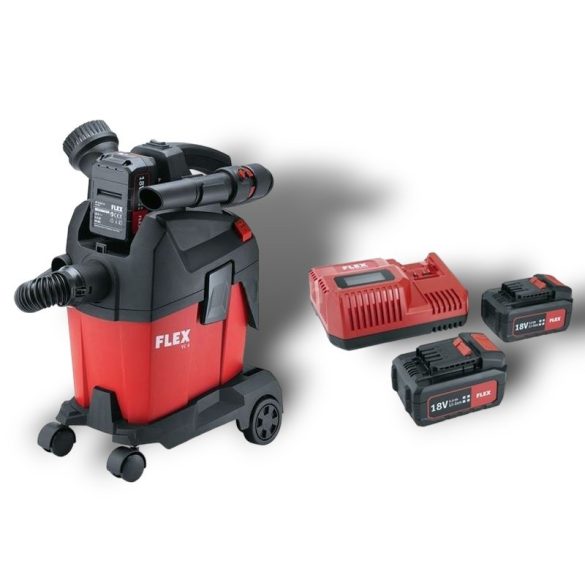 FLEX kompakt porszívó 6 L + futómű szett / VC 6 L MC 18.0/5.0 SET 