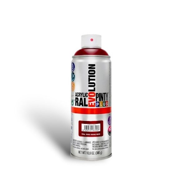 PINTY EVOLUTION akril bor vörös festék spray / 400 ml
